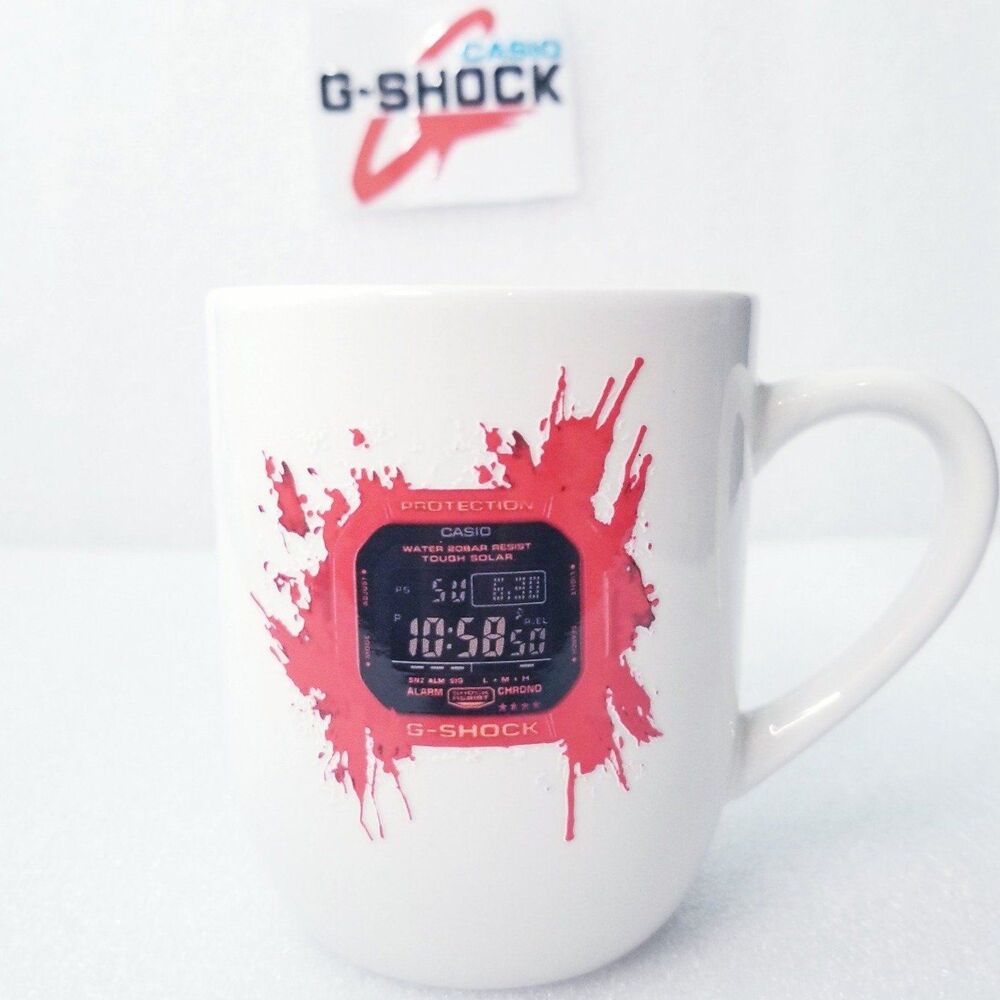 Casio G-Shock  custom 12 oz ceramic coffee cup